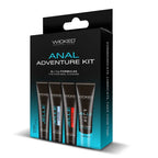 Wicked ANAL ADVENTURE KIT Mixed Jelle Anal Lubricants 30 ml Bottles 4 Pack Wicked