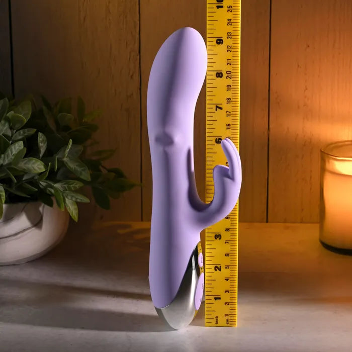 Evolved SPINDERELLA USB Rechargeable Rabbit Vibrator Purple Evolved