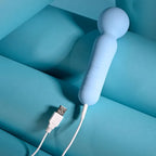 Evolved IRIS USB Rechargeable Massage Wand Blue 18.3 cm Evolved