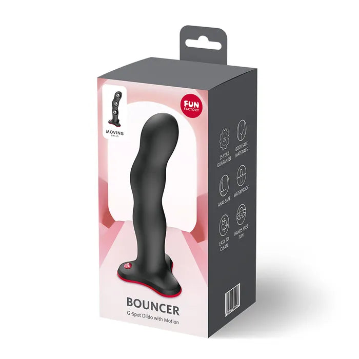 Fun Factory BOUNCER Dildo Black 18 cm Fun Factory