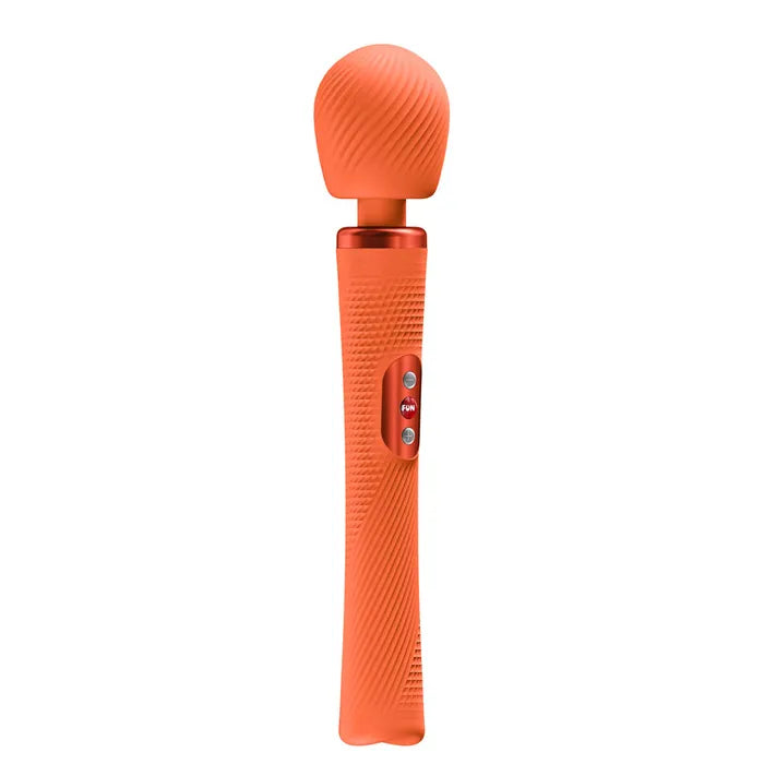 Fun Factory VIM USB C Rechargeable Rumbling Massage Wand Orange Secondary image