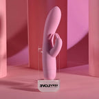 Evolved CUSHY BUNNY USB Rechargeable Rabbit Vibrator Pink 19.1 cm Evolved