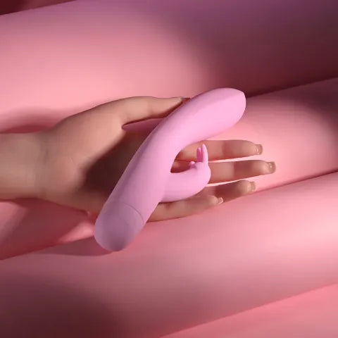 Evolved CUSHY BUNNY USB Rechargeable Rabbit Vibrator Pink 19.1 cm Evolved