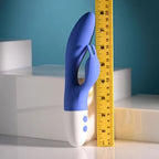 Evolved FUNNY BUNNY USB Rechargeable Rabbit Vibrator Blue 20 cm Evolved