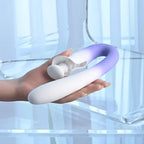 Evolved SPRING LOADED USB Rechargeable Multi Tapping Vibrator White / Purple 23 cm Evolved