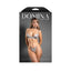 Fantasy Lingerie DOMINA Chain Detail Bra Panty & Choke Grey M / L Fantasy Lingerie