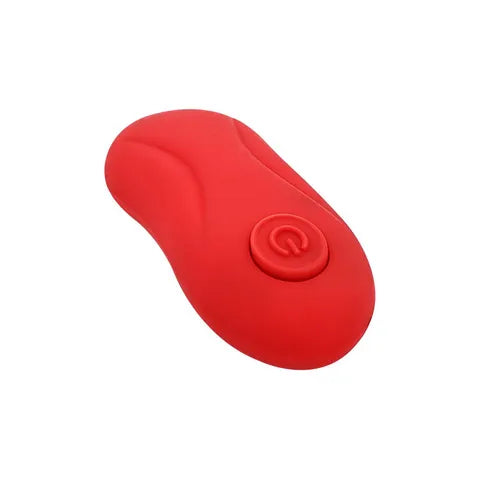Adam & Eve THE ROSEBUD USB Rechargeable Vibrating Butt Plug With Remote Red 10.2 cm Adam & Eve