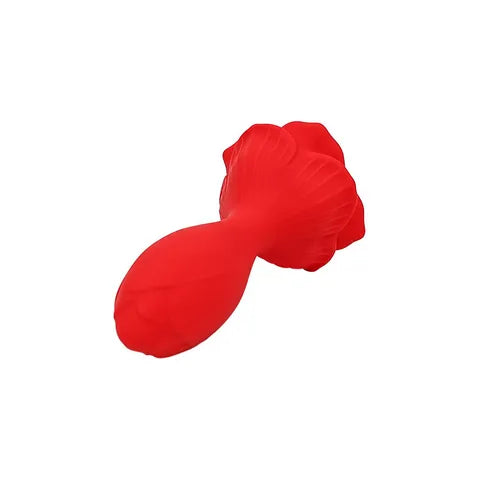 Adam & Eve THE ROSEBUD USB Rechargeable Vibrating Butt Plug With Remote Red 10.2 cm Adam & Eve Main image