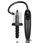 LuvPump RosCup Pro Smart Rosebud Pump Black USB Rechargeable Anal Pump With Vibrating Probe LuvPump