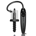 LuvPump RosCup Pro Smart Rosebud Pump Black USB Rechargeable Anal Pump With Vibrating Probe LuvPump