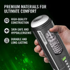 Blush Novelties M For Men Master Blaster USB Rechargeable Vibrating & Sucking Auto Stroker Blush Novelties