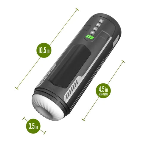 Blush Novelties M For Men Master Blaster USB Rechargeable Vibrating & Sucking Auto Stroker Blush Novelties Main image