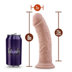 Blush Novelties Dr. Skin Plus Thick Posable Dildo Flesh 20.3 cm Blush Novelties