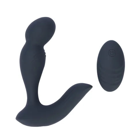 Maia COLTON USB Rechargeable Vibrating Prostate Massager With Wireless Remote Black Maia Toys Main image