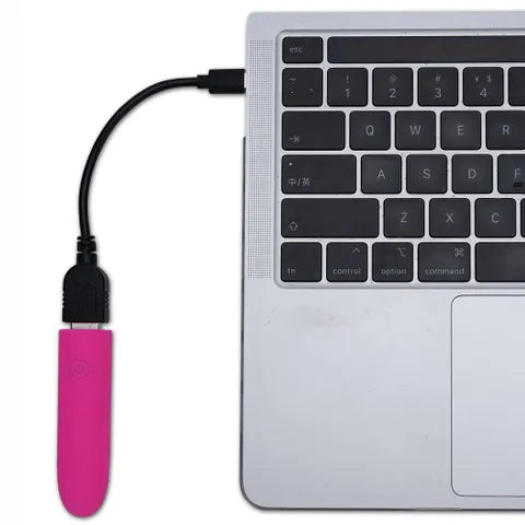 Maia Vibedrive USB Rechargeable Bullet Vibrator With 16 GB Storage 10cm Pink Maia Toys