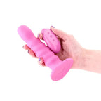 NS Novelties Colours Ribbed USB Rechargeable Vibrating Dildo With Wireless Remote 16.5 cm NS Novelties