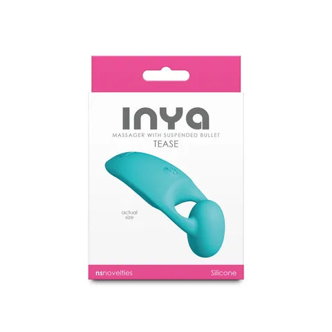 NS Novelties INYA Tease USB Rechargeable Finger Stimulator Teal NS Novelties