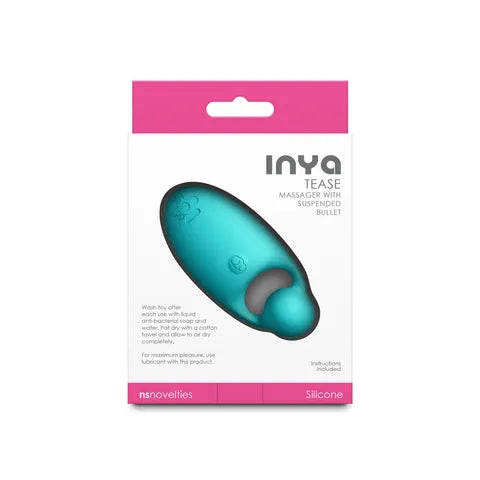 NS Novelties INYA Tease USB Rechargeable Finger Stimulator Teal NS Novelties