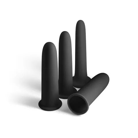 NS Novelties Renegade Gliders Anal Dilator Set Of 4 Black NS Novelties