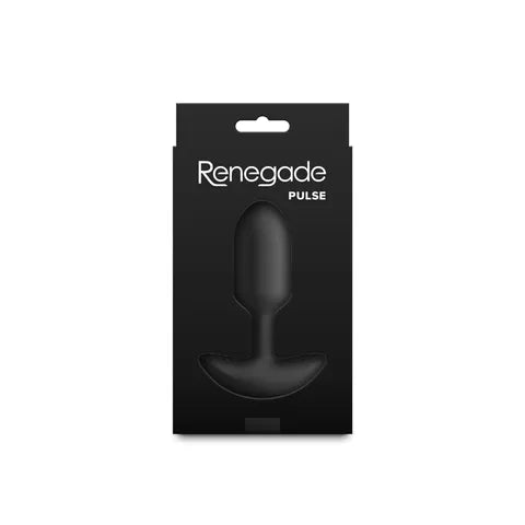 NS Novelties Renegade Pulse USB Rechargeable Vibrating Butt Plug 11 cm Black NS Novelties