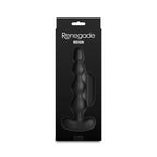 NS Novelties Renegade Reign USB Rechargeable Vibrating Anal Beads with Wireless Remote 17.9 cm Black NS Novelties