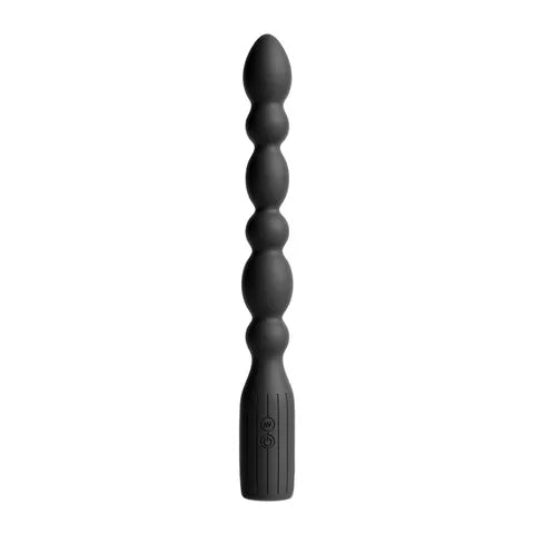 NS Novelties Renegade Prime USB Rechargeable Vibrating Anal Beads 28.8 cm Black NS Novelties