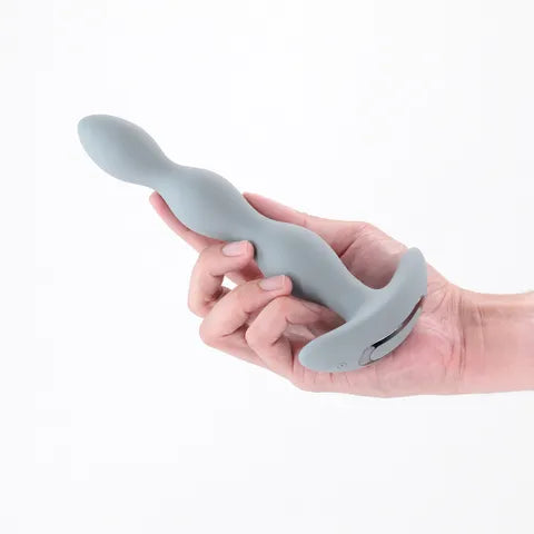 NS Novelties Renegade Vantage USB Rechargeable Vibrating Anal Beads 20.6 cm Grey Secondary image