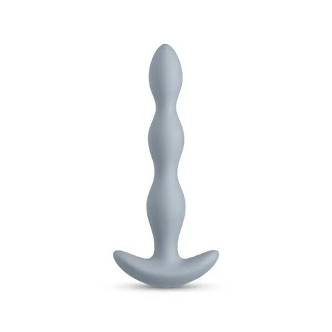 NS Novelties Renegade Vantage USB Rechargeable Vibrating Anal Beads 20.6 cm Grey NS Novelties Main image