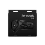 NS Novelties Renegade Edge USB Rechargeable Vibrating Penis Sleeve With Wireless Remote Black NS Novelties