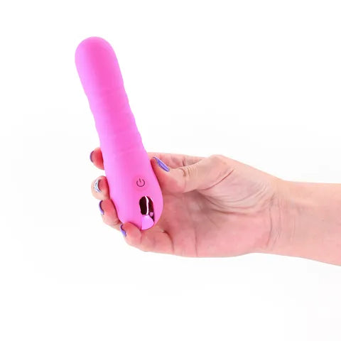 NS Novelties Pretty in Pink Crush USB Rechargeable Vibrator 14.3cm Pink NS Novelties Main image