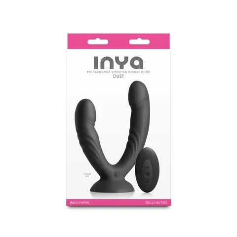 NS Novelties INYA Duet USB Rechargeable Vibrating Double Dildo With Wireless Remote NS Novelties