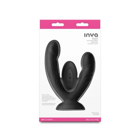 NS Novelties INYA Duet USB Rechargeable Vibrating Double Dildo With Wireless Remote NS Novelties
