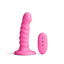 NS Novelties Colours Ribbed USB Rechargeable Vibrating Dildo With Wireless Remote 14.5 cm NS Novelties