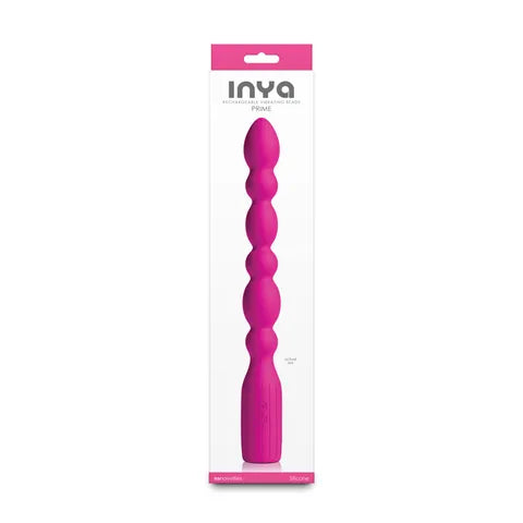 NS Novelties INYA Prime USB Rechargeable Anal Vibrator 28.8cm Pink NS Novelties