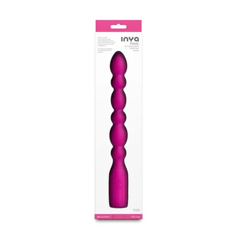 NS Novelties INYA Prime USB Rechargeable Anal Vibrator 28.8cm Pink NS Novelties