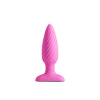 NS Novelties INYA Swirl USB Rechargeable Vibrating Butt Plug 10.7cm Pink NS Novelties