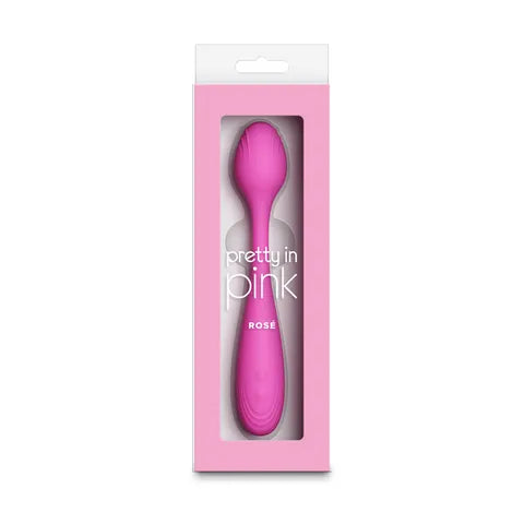 NS Novelties Pretty in Pink Rose USB Rechargeable Vibrator 19.4cm Pink NS Novelties