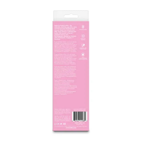 NS Novelties Pretty in Pink Sugar USB Rechargeable Flexible Vibrator 21cm Pink NS Novelties