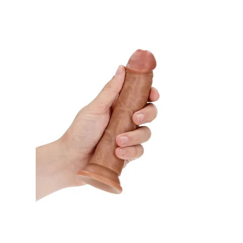 Shots Toys REALROCK Realistic Curved Dildo With Suction Cup 15.5cm Shots Toys