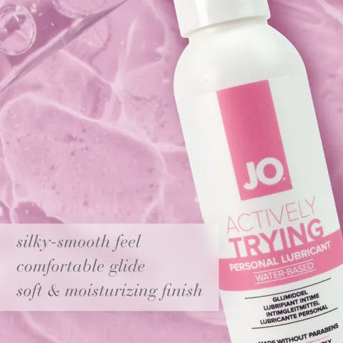 JO Actively Trying Water Based Fertility Friendly Lubricant 120 ml Secondary image