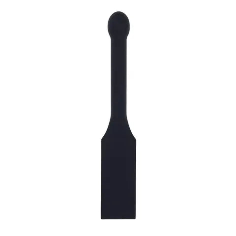 Sportsheets EDGE Spiked Silicone Spanking Paddle With Insertable Handle Black Sportsheets