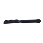 Sportsheets EDGE Spiked Silicone Spanking Paddle With Insertable Handle Black Sportsheets
