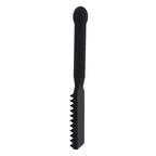 Sportsheets EDGE Spiked Silicone Spanking Paddle With Insertable Handle Black Sportsheets