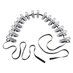 Sportsheets EDGE Body Zipper Clothes Pins Set Of 16 Chrome Sportsheets