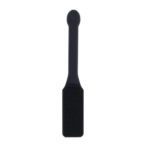 Sportsheets EDGE Silicone Spanking Paddle With Insertable Handle Black Sportsheets