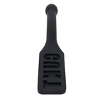 Sportsheets EDGE Silicone Paddle With Insertable Handle Black Sportsheets