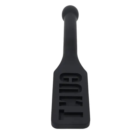 Sportsheets EDGE Silicone Paddle With Insertable Handle Black Sportsheets Main image