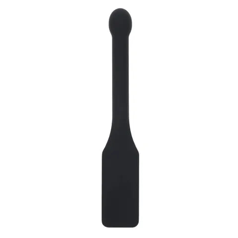 Sportsheets EDGE Silicone Paddle With Insertable Handle Black Sportsheets