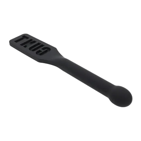 Sportsheets EDGE Silicone Paddle With Insertable Handle Black Sportsheets