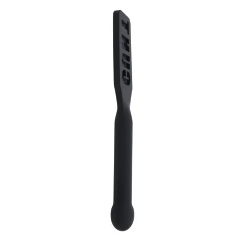Sportsheets EDGE Silicone Paddle With Insertable Handle Black Sportsheets